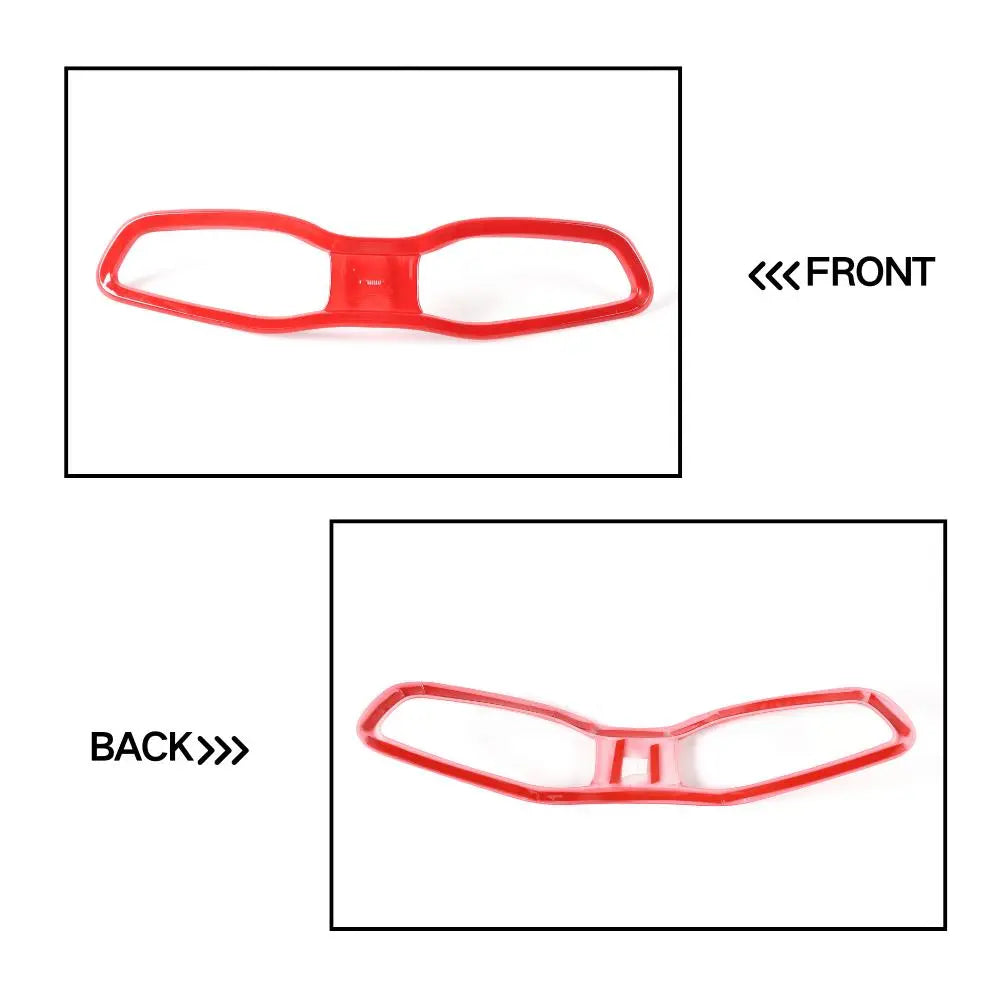 For 2015+ Jeep Renegade 5 PCS Dashboard Air Outlet Vent & Center Air Vent Outlet Cover Trim