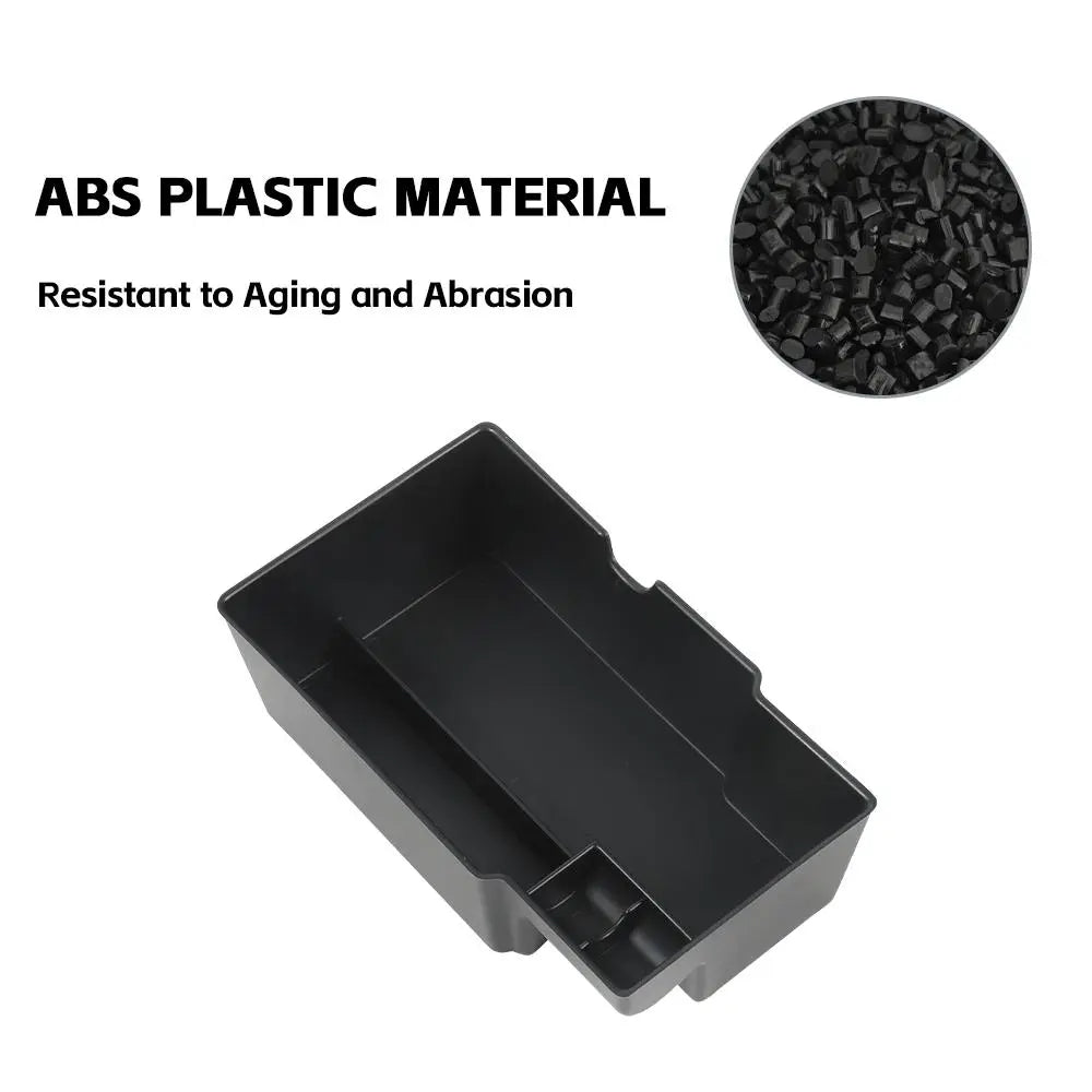 For 2015+ Jeep Renegade Armrest Storage Tray Center Console Storage Box Organizer Black