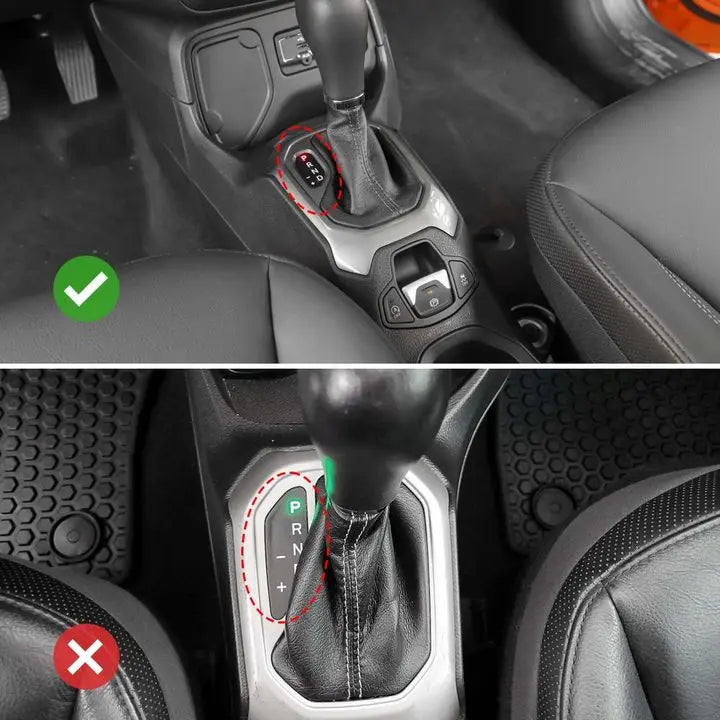 For 2015-2017 Jeep Renegade Central Gear Shift Panel Trim Cover Decor Frame
