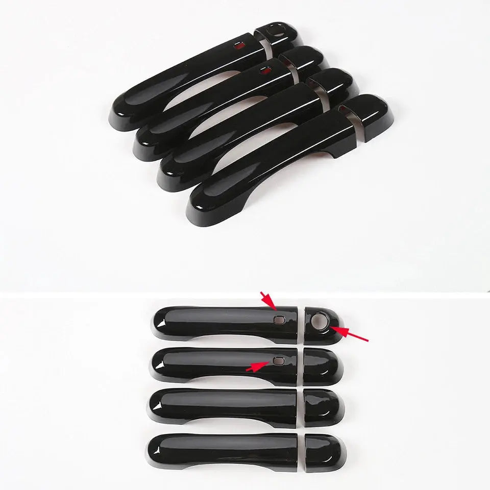 For 2016+ Jeep Renegade Exterior Door Handle Mirror Trim Cover Kit (11 pcs)