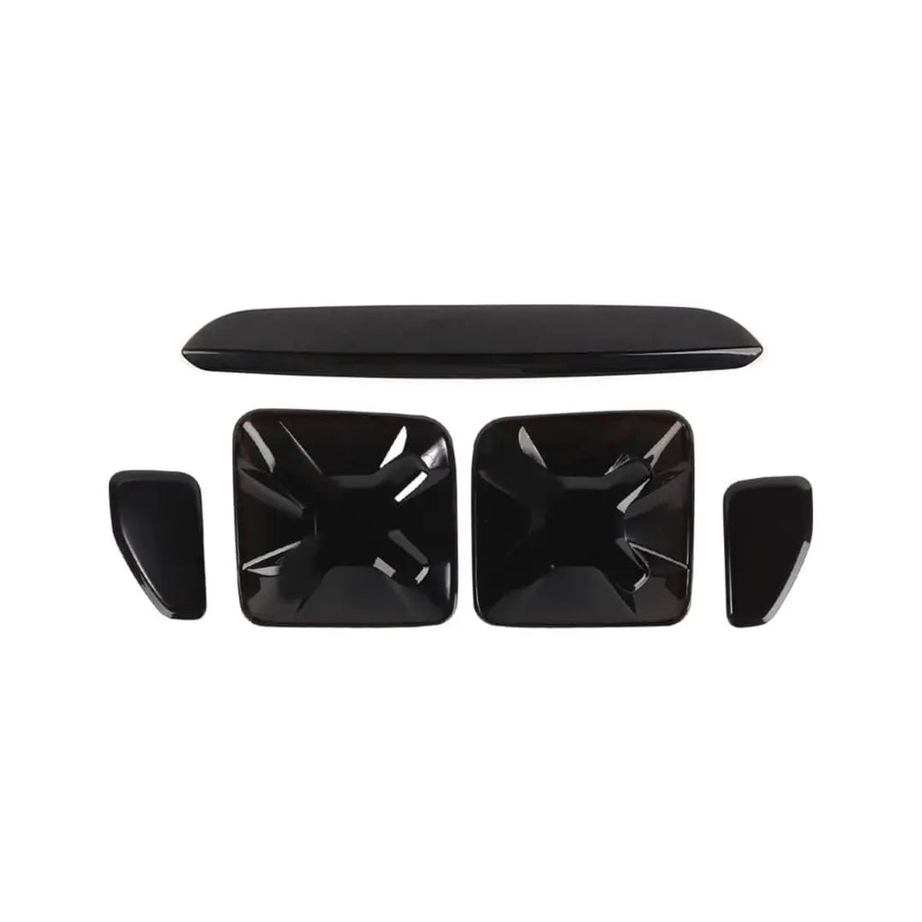 For 2016+ Jeep Renegade Exterior High Brake Light & Rear Taillight Lamp Light Trim Cover Kit (5 pcs)