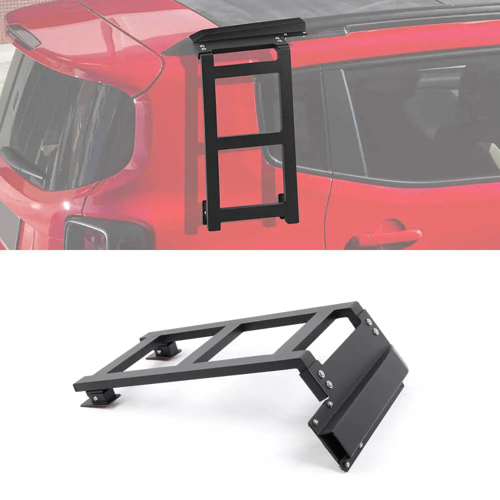 For 2016+ Jeep Renegade Rear Car Window Ladder Roof Climbing Rack Ladder