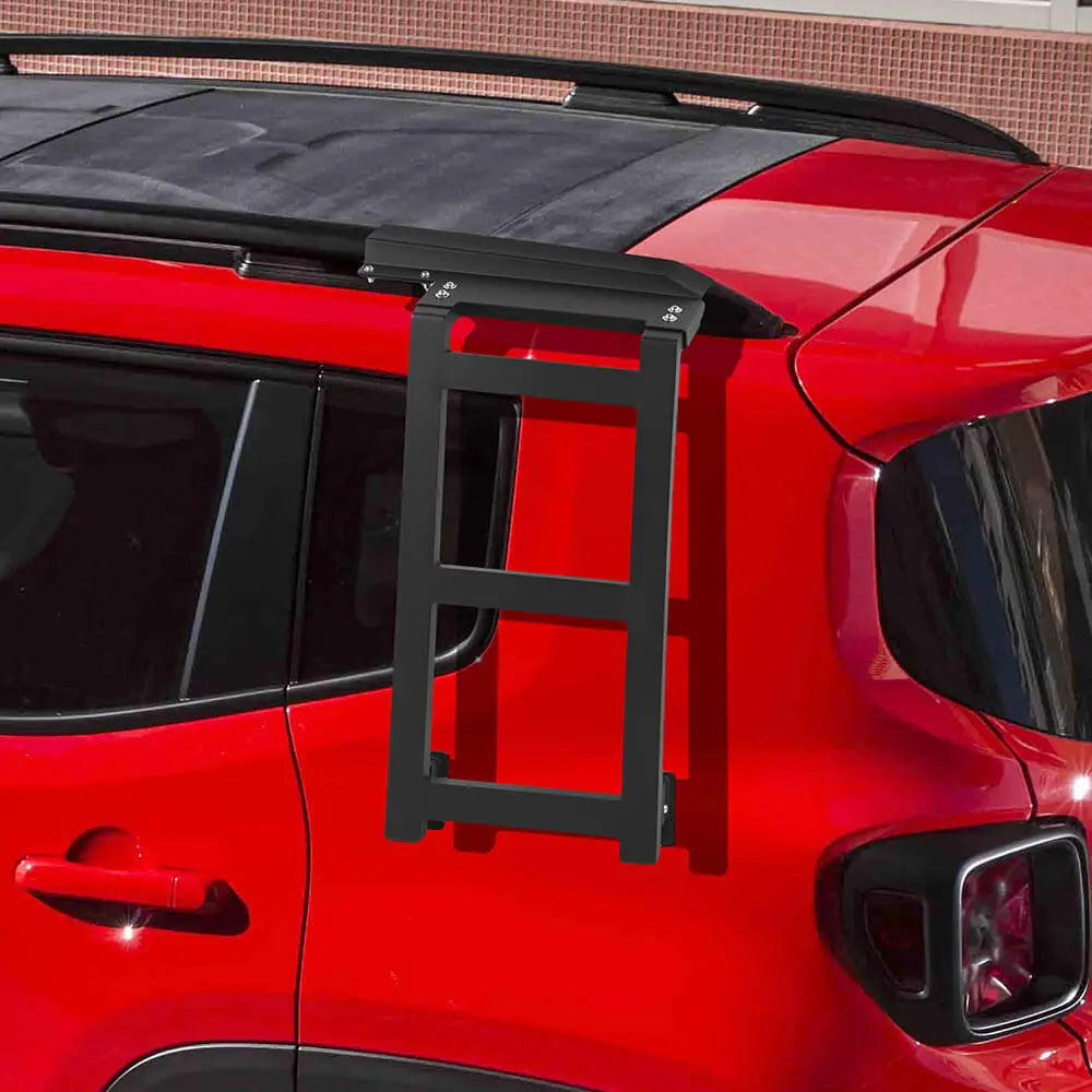 For 2016+ Jeep Renegade Rear Car Window Ladder Roof Climbing Rack Ladder
