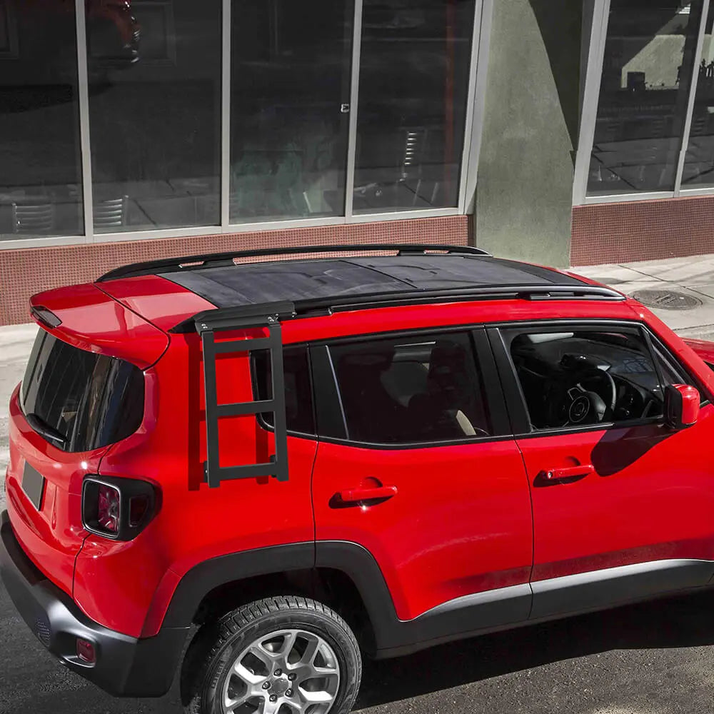 For 2016+ Jeep Renegade Rear Car Window Ladder Roof Climbing Rack Ladder