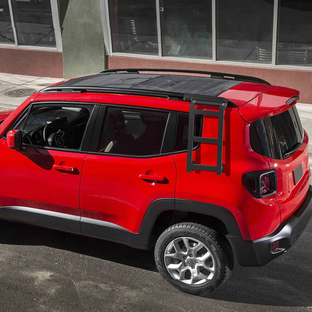 For 2016+ Jeep Renegade Rear Car Window Ladder Roof Climbing Rack Ladder