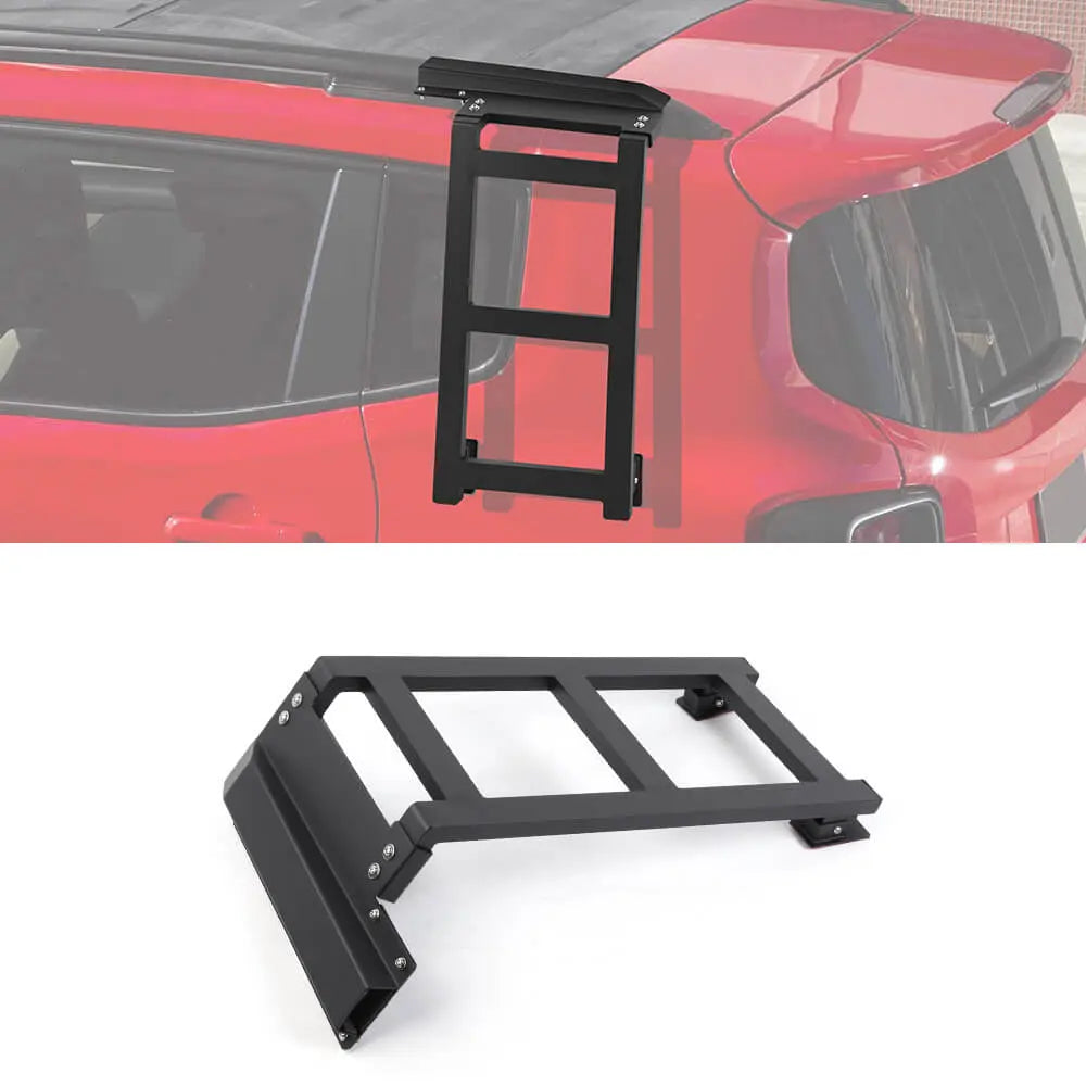 For 2016+ Jeep Renegade Rear Car Window Ladder Roof Climbing Rack Ladder