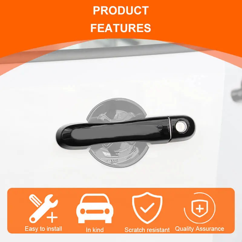 For 2016+ Jeep Renegade Smart Lock Car Door Handle Cover Trim (8 pcs)