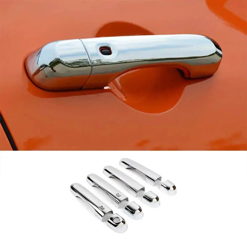 For 2016+ Jeep Renegade Smart Lock Car Door Handle Cover Trim (8 pcs)
