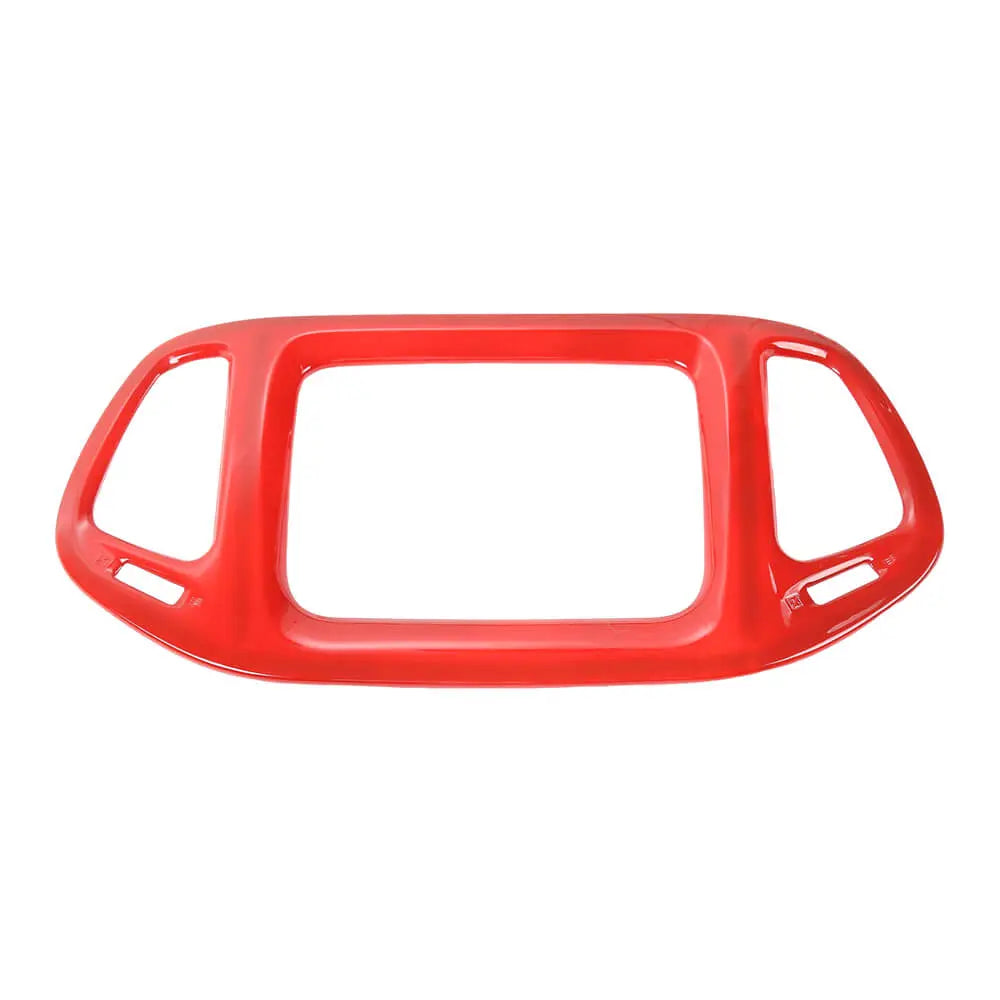 For 2017-2021 Jeep Compass 3.5" Screen GPS Navigation Center Control Panel Trim Cover
