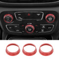 For 2017-2021 Jeep Compass Air Condition Knob Cover Ring Trim