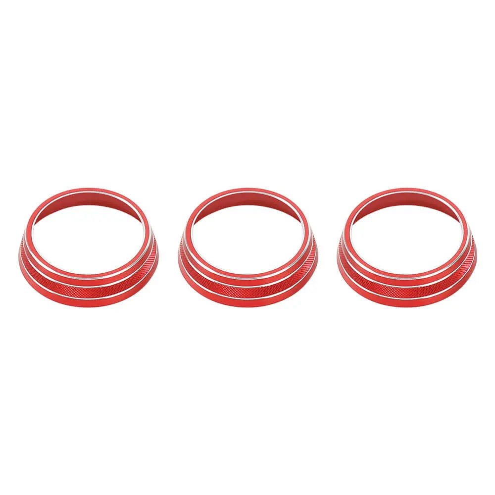 For 2017-2021 Jeep Compass Air Condition Knob Cover Ring Trim