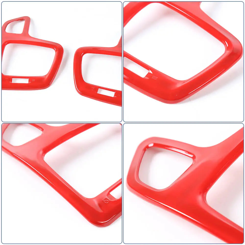 For 2017-2021 Jeep Compass Dashboard Side Air Vent Panel Cover Trim Bezels