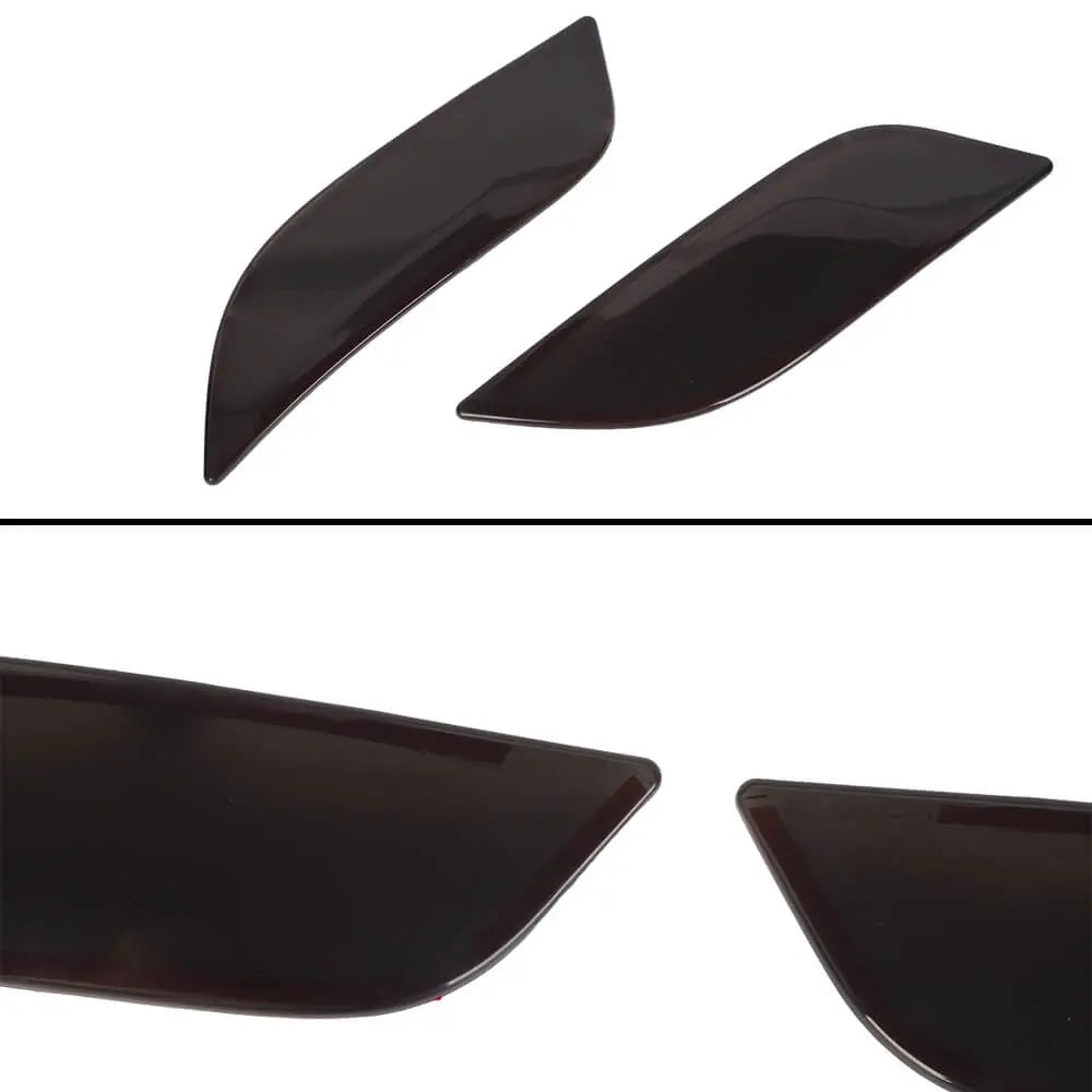 For 2017-2021 Jeep Compass Exterior Rear Fog Light Lamp Trim Cover Smoked Black