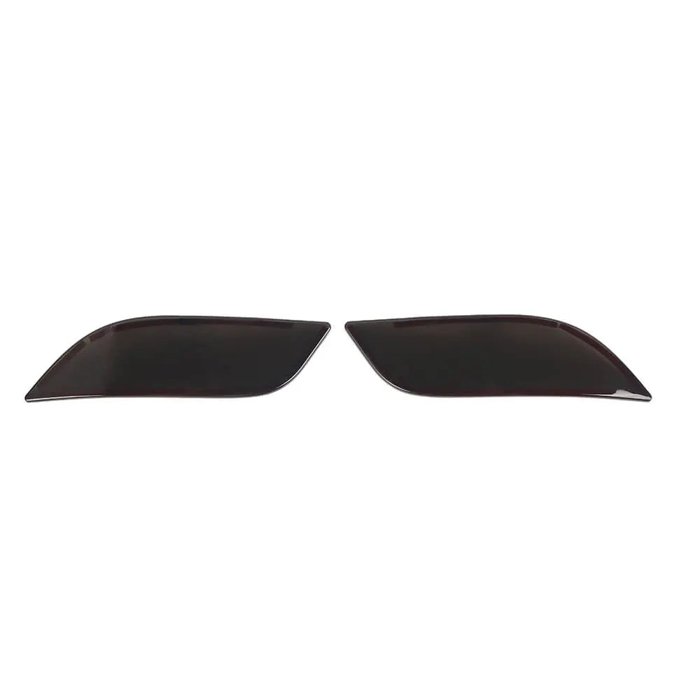 For 2017-2021 Jeep Compass Exterior Rear Fog Light Lamp Trim Cover Smoked Black