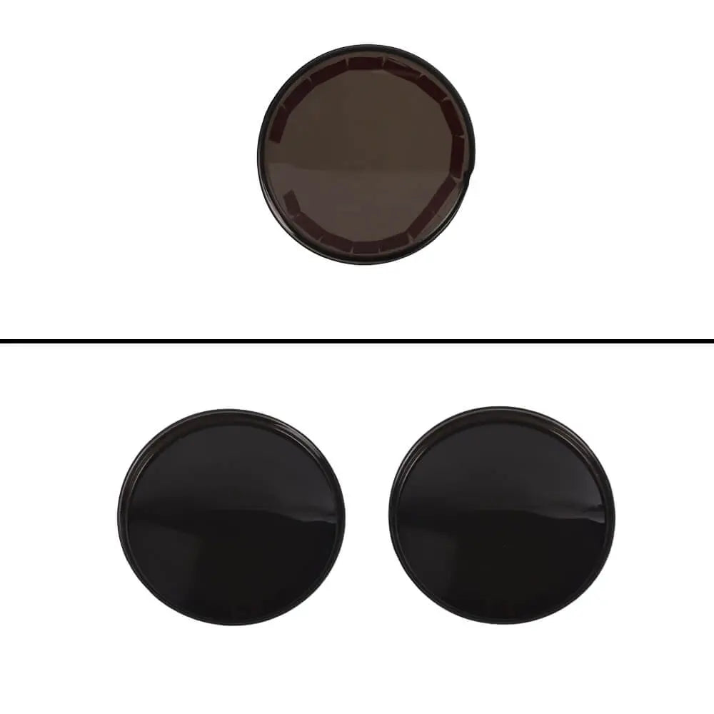 For 2017-2021 Jeep Compass 1 Set Front Fog Light Lamp Cover Trim Decor Smoked Black