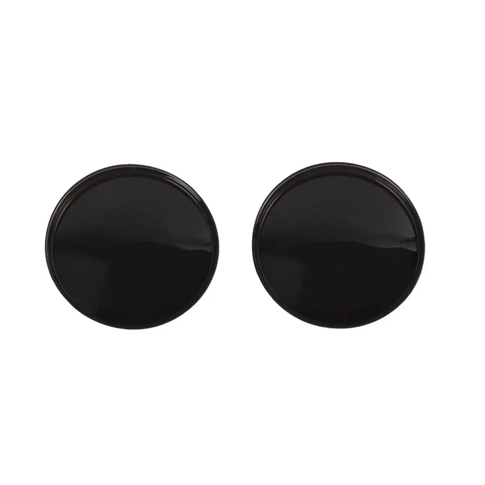 For 2017-2021 Jeep Compass 1 Set Front Fog Light Lamp Cover Trim Decor Smoked Black