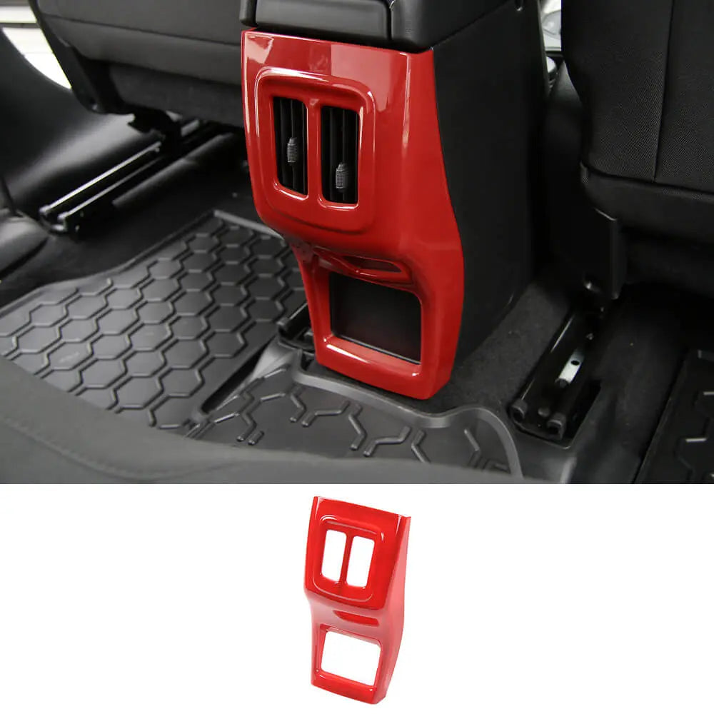 For 2017-2021 Jeep Compass Rear Center Console Air Vent AC Outlet Panel Trim Cover
