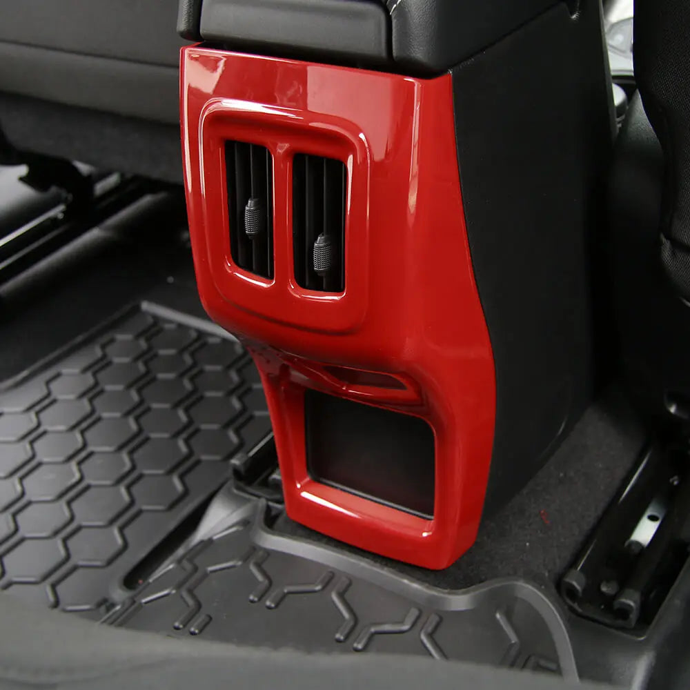 For 2017-2021 Jeep Compass Rear Center Console Air Vent AC Outlet Panel Trim Cover