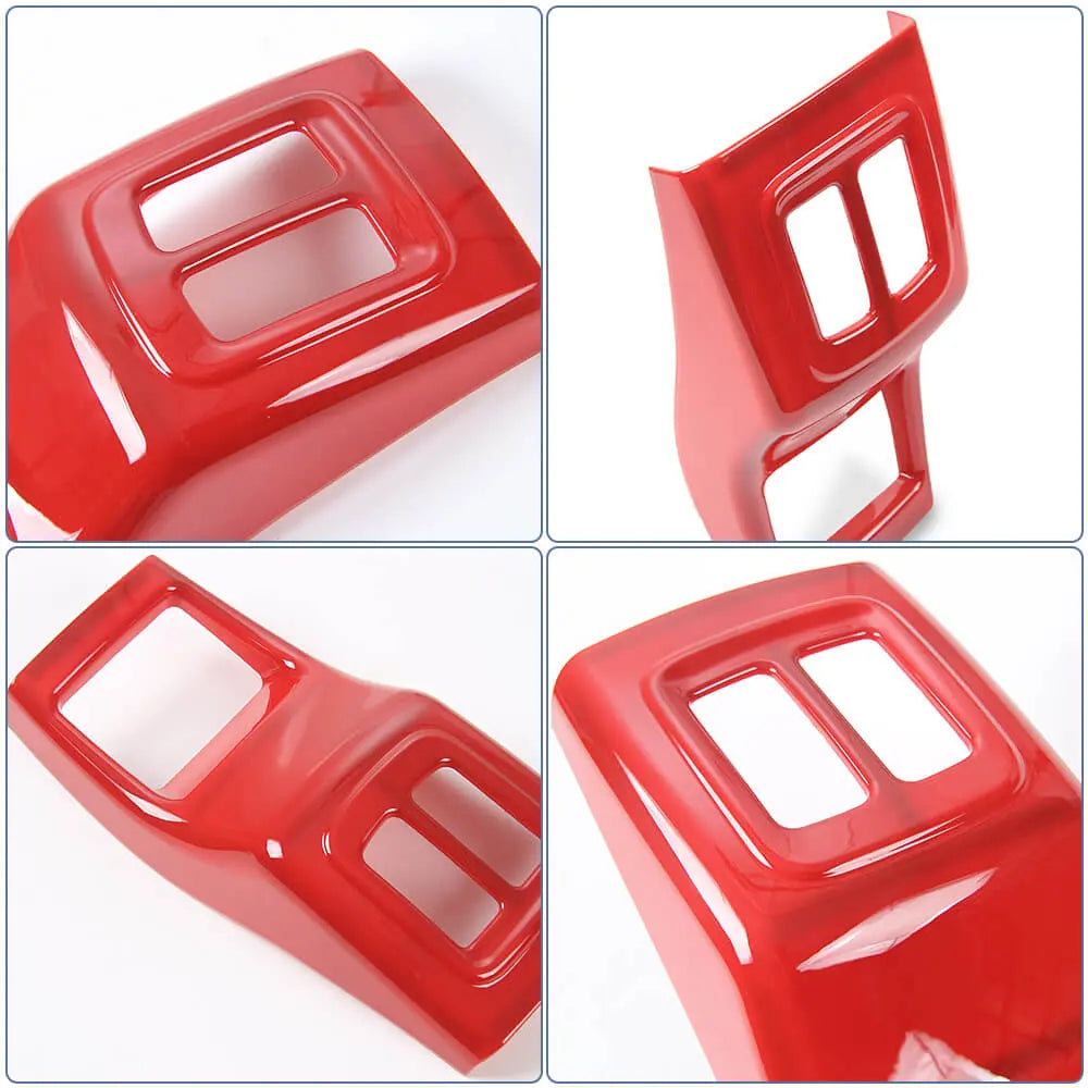 For 2017-2021 Jeep Compass Rear Center Console Air Vent AC Outlet Panel Trim Cover