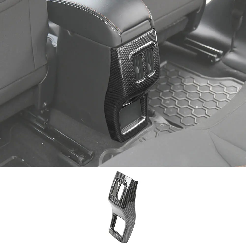 For 2017-2021 Jeep Compass Rear Center Console Air Vent AC Outlet Panel Trim Cover
