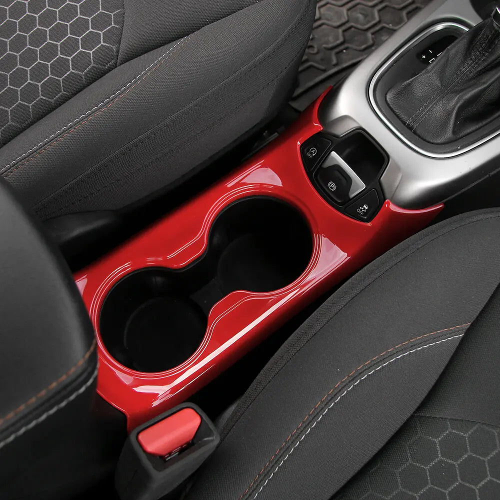 For 2017-2021 Jeep Compass Water Cup Holder Panel Cover Trim Frame