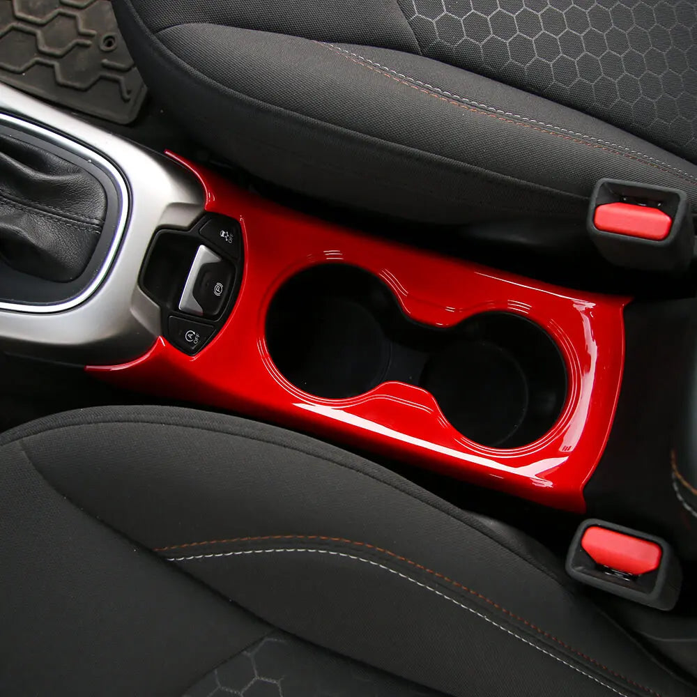For 2017-2021 Jeep Compass Water Cup Holder Panel Cover Trim Frame