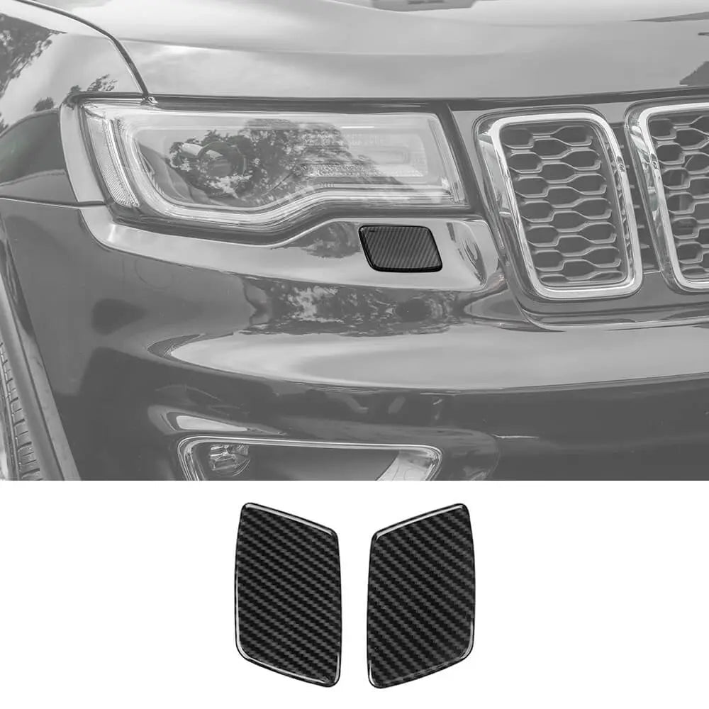 For 2017-2020 Jeep Grand Cherokee WK2 Front Headlight Washer Cover Trim