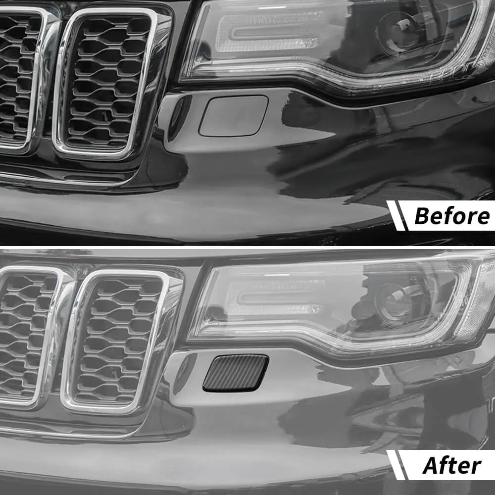For 2017-2020 Jeep Grand Cherokee WK2 Front Headlight Washer Cover Trim