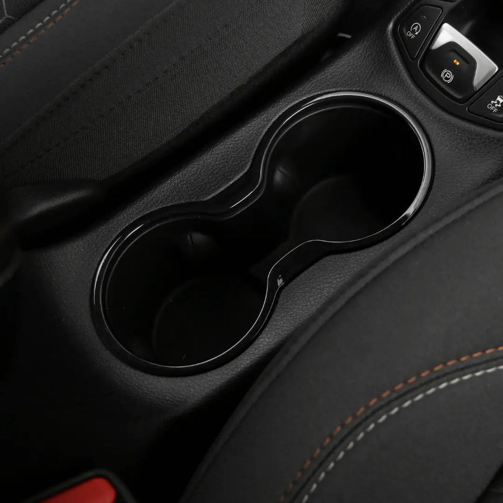 For 2017-2021 Jeep Compass Center Console Shifter & Cup Holder Trim Ring Cover Kit