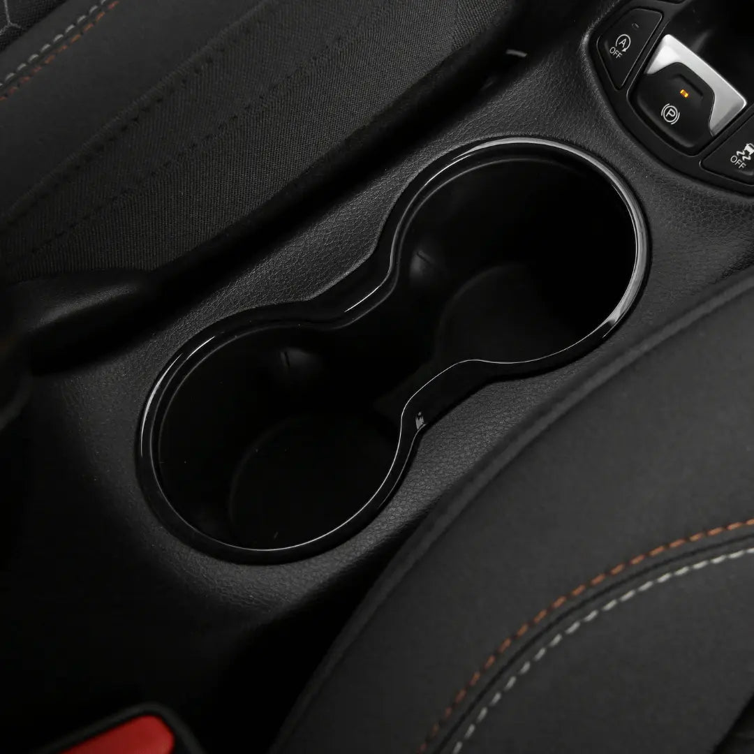 For 2017-2021 Jeep Compass Center Console Shifter & Cup Holder Trim Ring Cover Kit