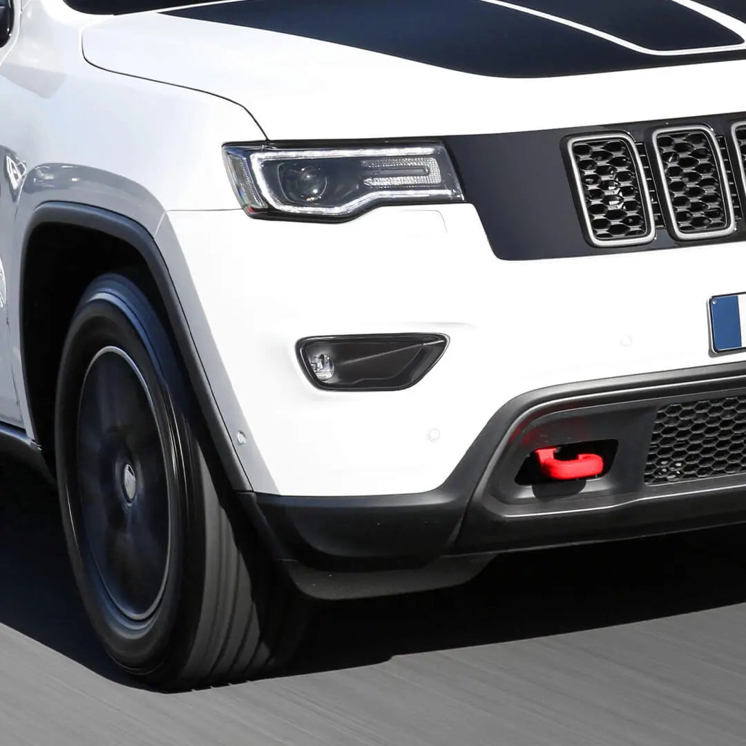 For 2017-2021 Jeep Grand Cherokee WK2 Front Bumper Fog Light Cover Bezel Trim (2 pcs)