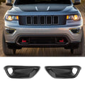 For 2017-2021 Jeep Grand Cherokee WK2 Front Bumper Fog Light Cover Bezel Trim (2 pcs)