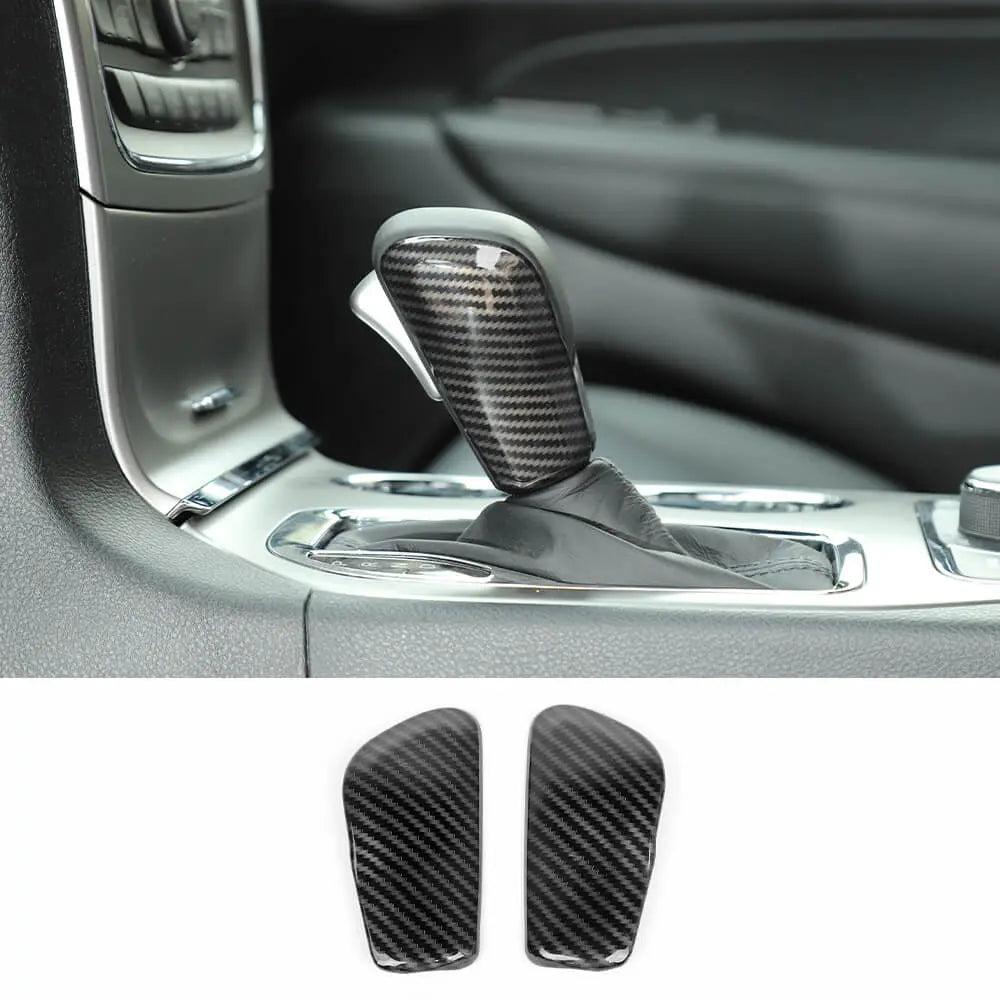 For 2017-2021 Jeep Grand Cherokee WK2 Gear Shift Knob Cover Stick Shifter Cap Cover Trim