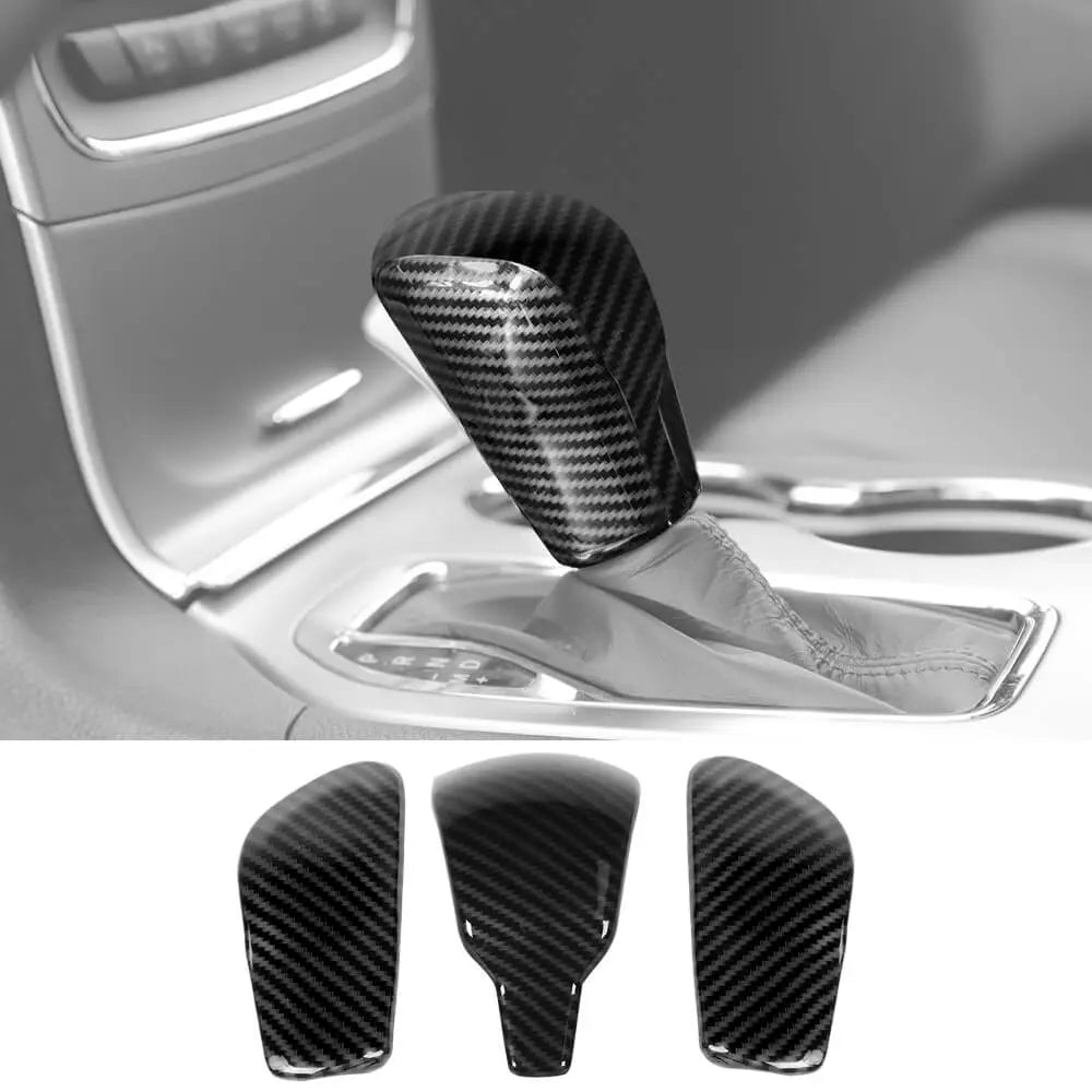 For 2017-2021 Jeep Grand Cherokee WK2 Gear Shift Knob Trim Decor Cover