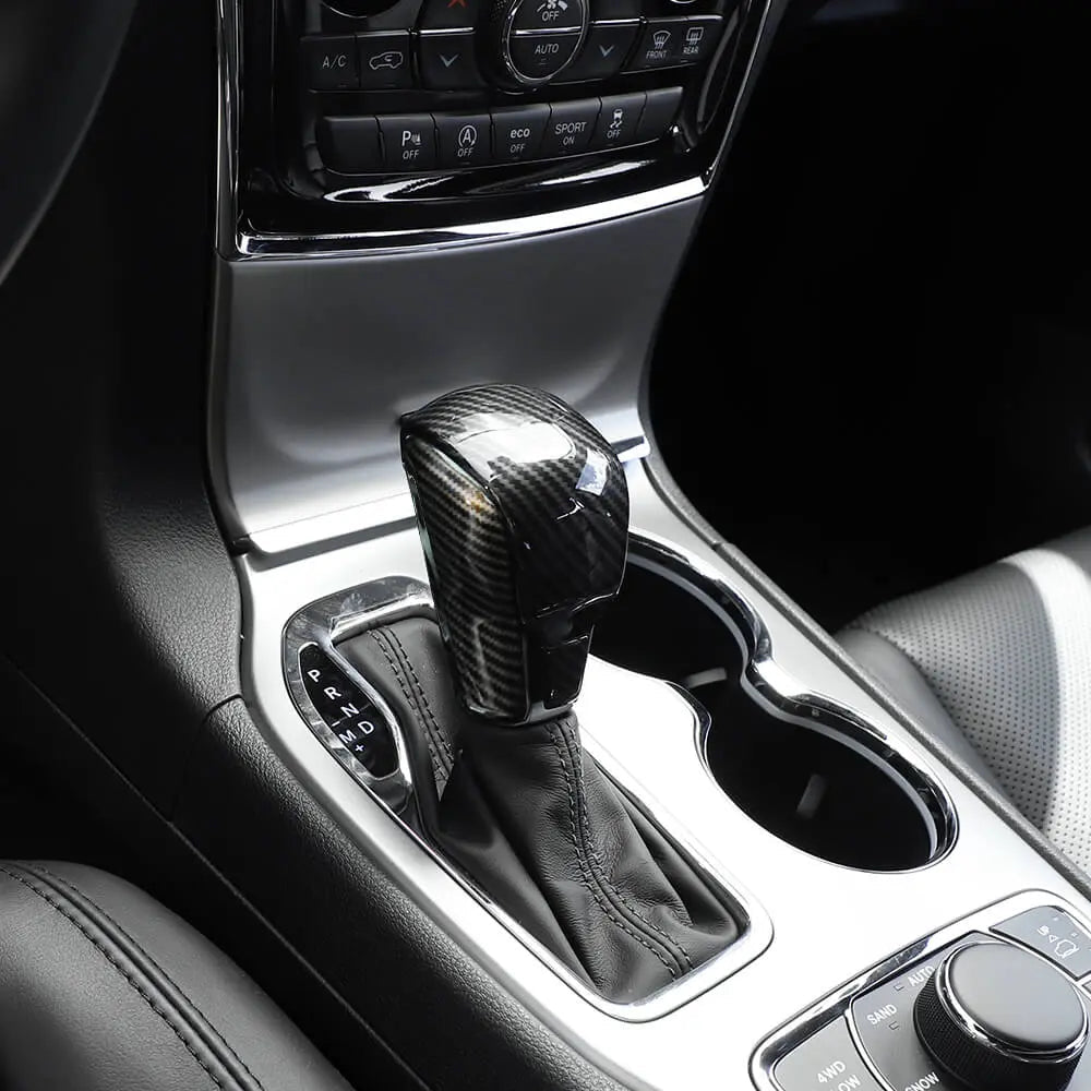 For 2017-2021 Jeep Grand Cherokee WK2 Gear Shift Knob Trim Decor Cover