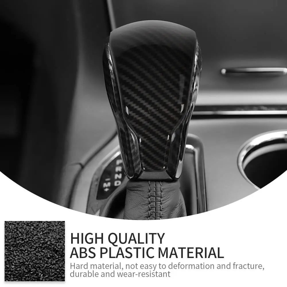 For 2017-2021 Jeep Grand Cherokee WK2 Gear Shift Knob Trim Decor Cover