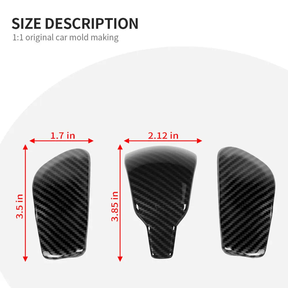 For 2017-2021 Jeep Grand Cherokee WK2 Gear Shift Knob Trim Decor Cover