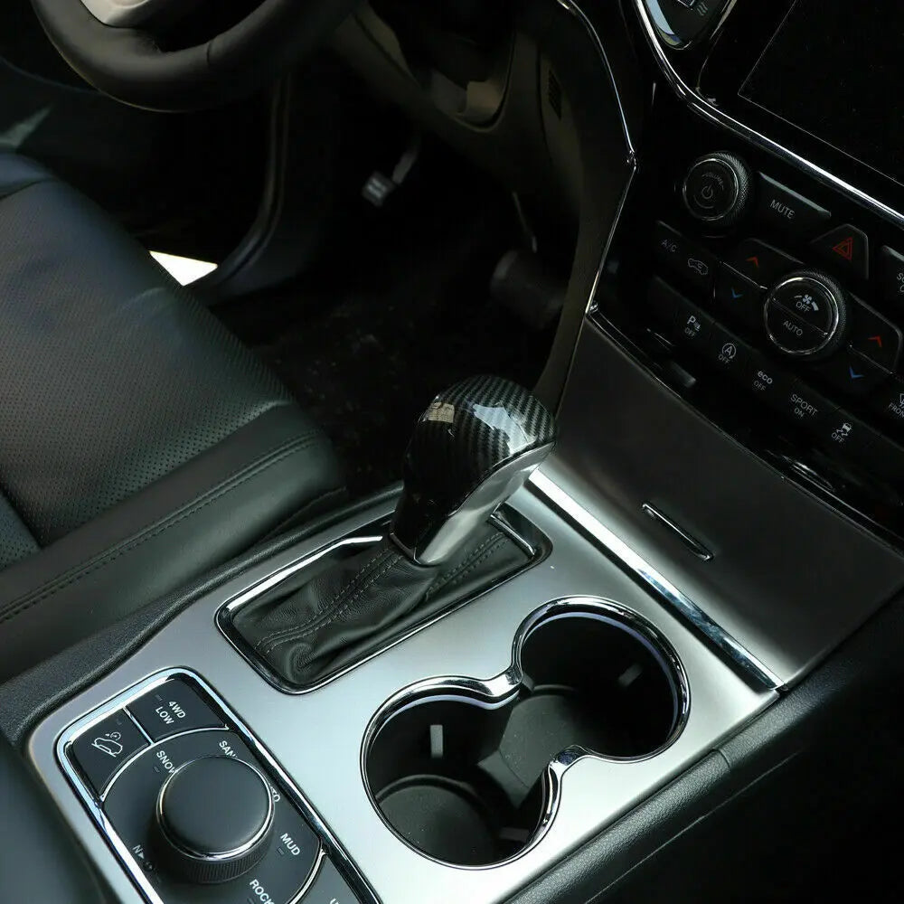 For 2017-2021 Jeep Grand Cherokee WK2 Inner Gear Shift Head Knob Cover Trim