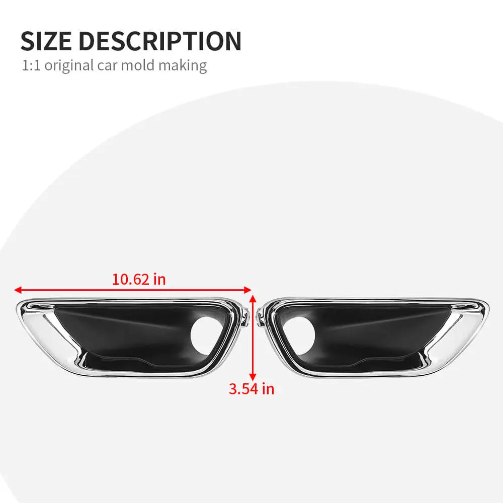For 2017-2021 Jeep Grand Cherokee WK2 Original Car Front Bumper Fog Light Cover--Original Accessories