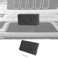 For 2017-2023 Jeep Grand Cherokee Front License Plate Mounting Bracket Black