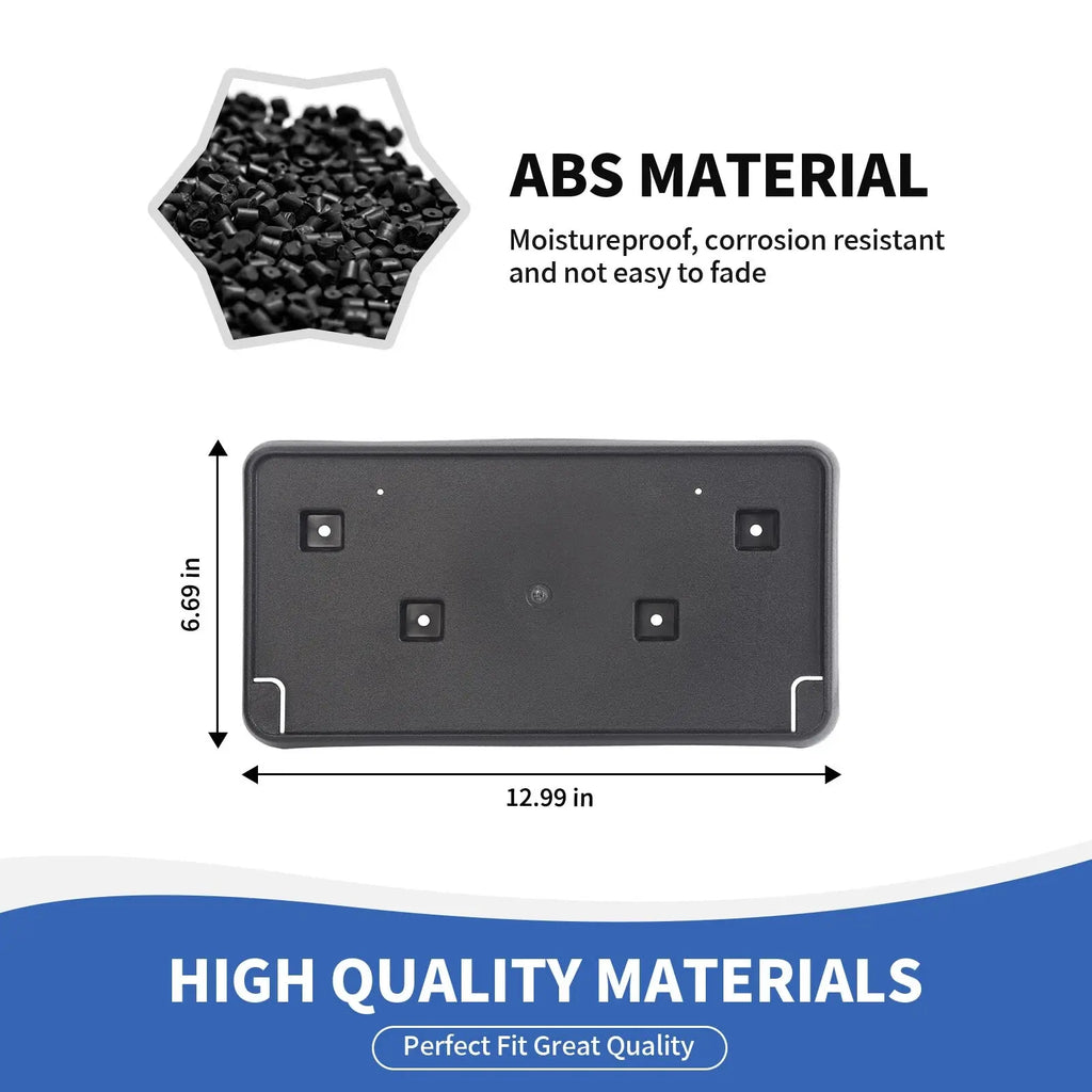 For 2017-2023 Jeep Grand Cherokee WK2 Front License Plate Frame Mount Bracket Holder