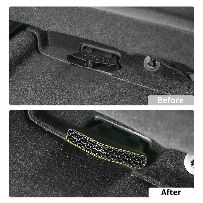For 2017+ Jeep Compass/2016+ Renegade Seat Under Lower Air Outlet Vent Dust Trim Cover (2 pcs)