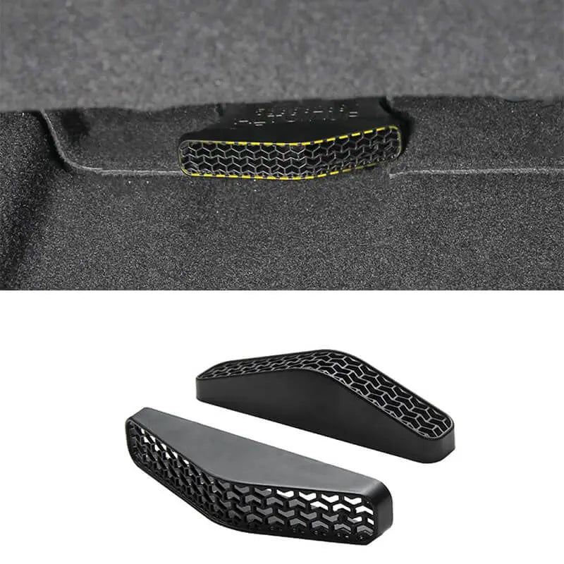 For 2017+ Jeep Compass/2016+ Renegade Seat Under Lower Air Outlet Vent Dust Trim Cover (2 pcs)