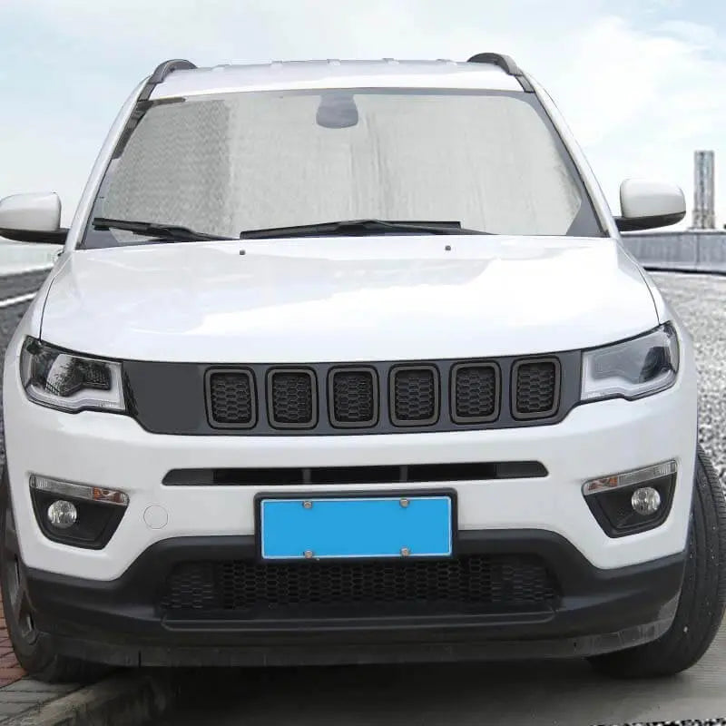 For 2017+ Jeep Compass Car Window Sunshade Anti UV Ray Sun Visor Protector Cover (8 pcs)