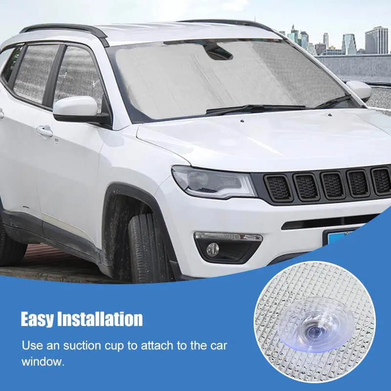 For 2017+ Jeep Compass Car Window Sunshade Anti UV Ray Sun Visor Protector Cover (8 pcs)