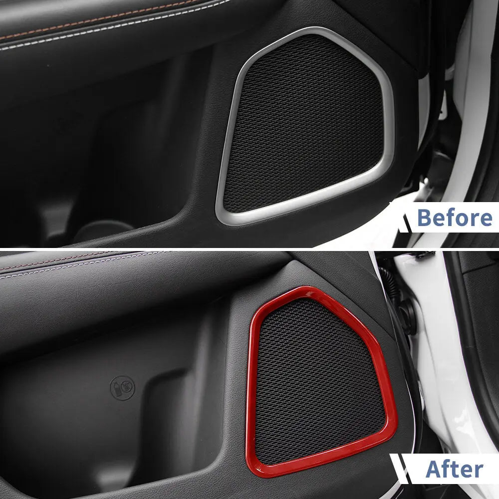 For 2017+ Jeep Compass Door Speaker Frame Cover Trim – Interior Door Trim Kit