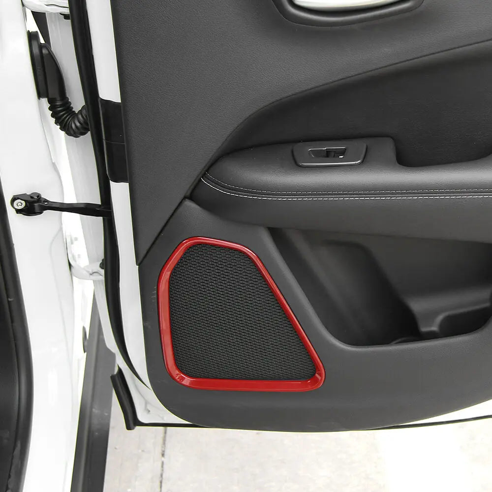 For 2017+ Jeep Compass Door Speaker Frame Cover Trim – Interior Door Trim Kit