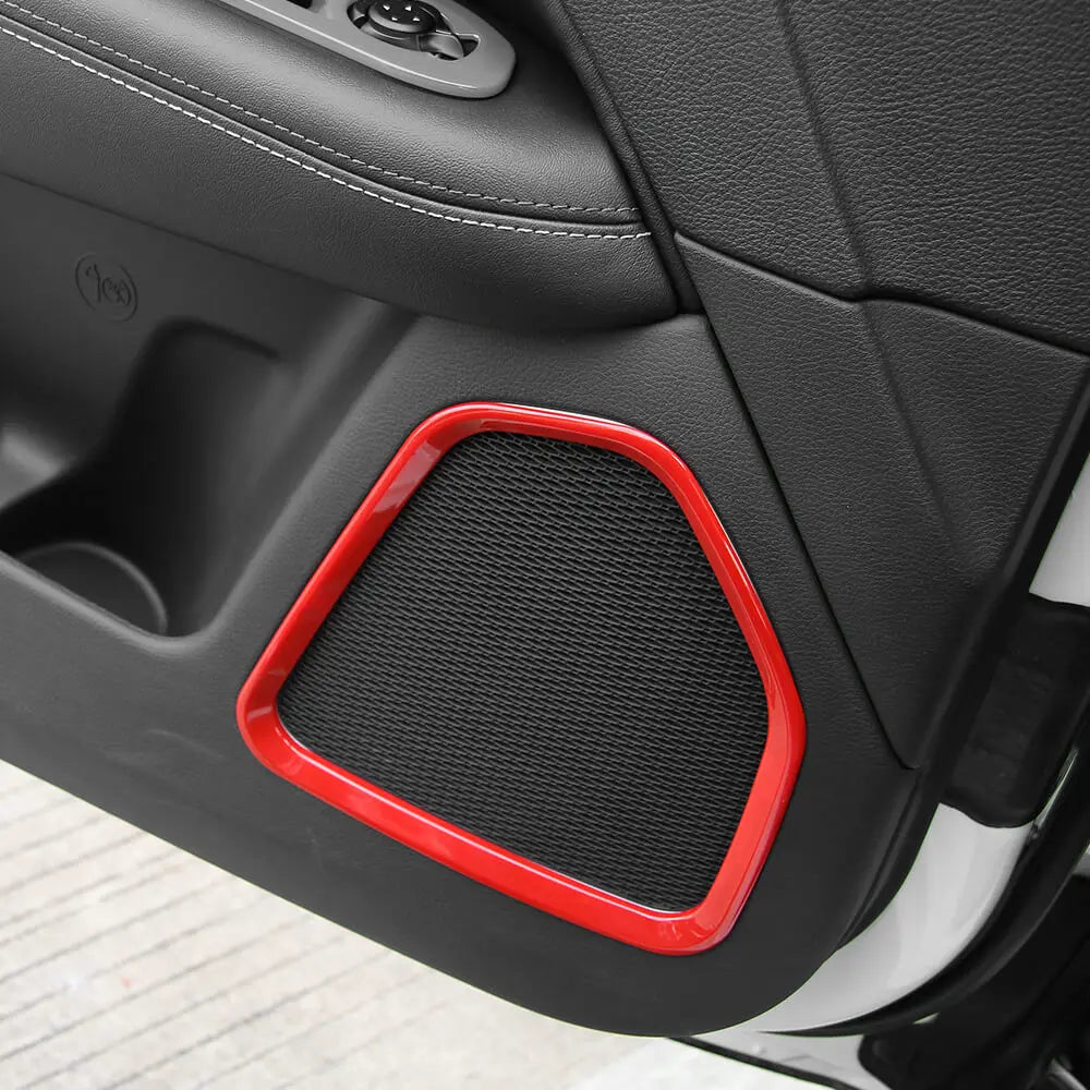 For 2017+ Jeep Compass Door Speaker Frame Cover Trim – Interior Door Trim Kit