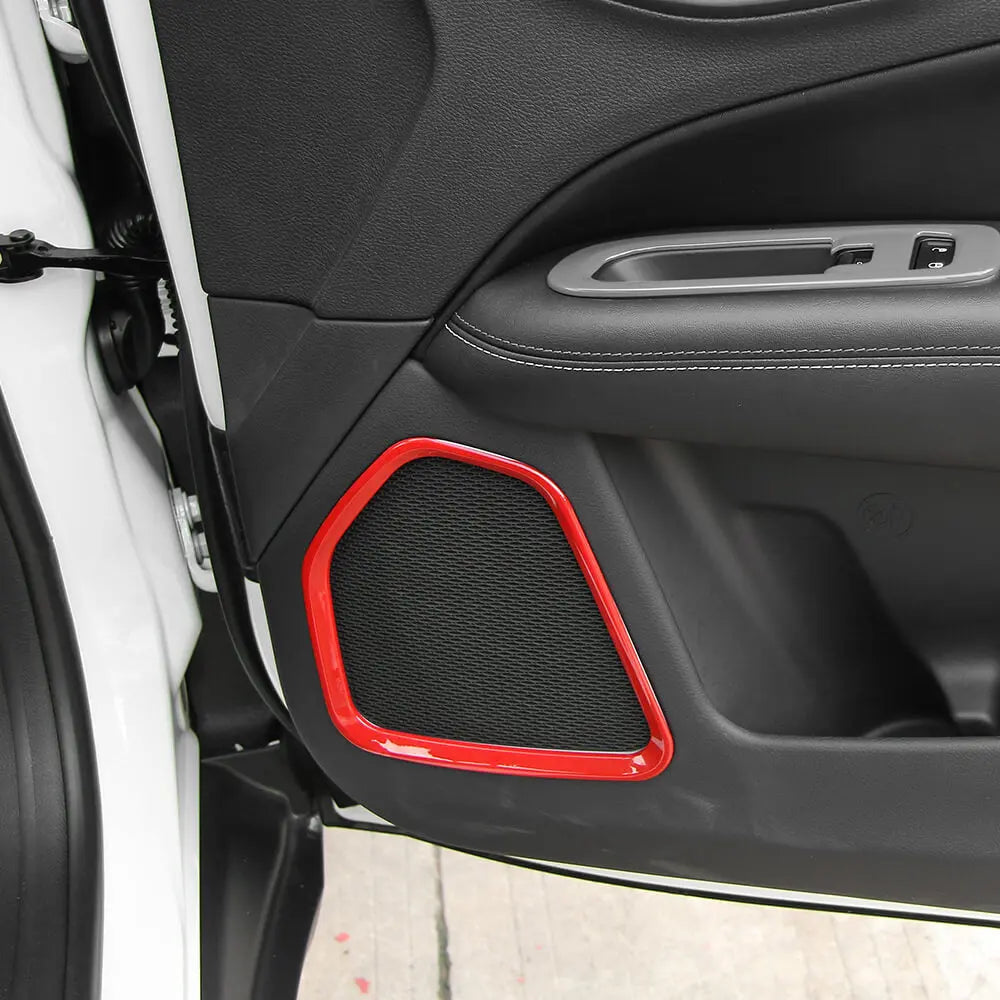 For 2017+ Jeep Compass Door Speaker Frame Cover Trim – Interior Door Trim Kit