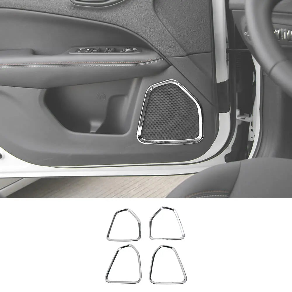 For 2017+ Jeep Compass Door Speaker Frame Cover Trim – Interior Door Trim Kit